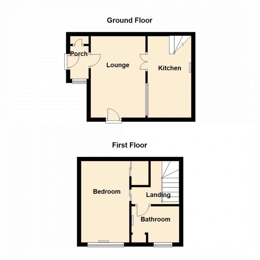 Floorplan for Lea Park Croft, Belle Isle. Leeds