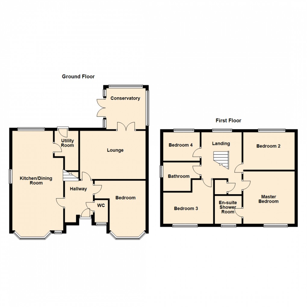 Floorplan for Linden Court, Rothwell, Leeds