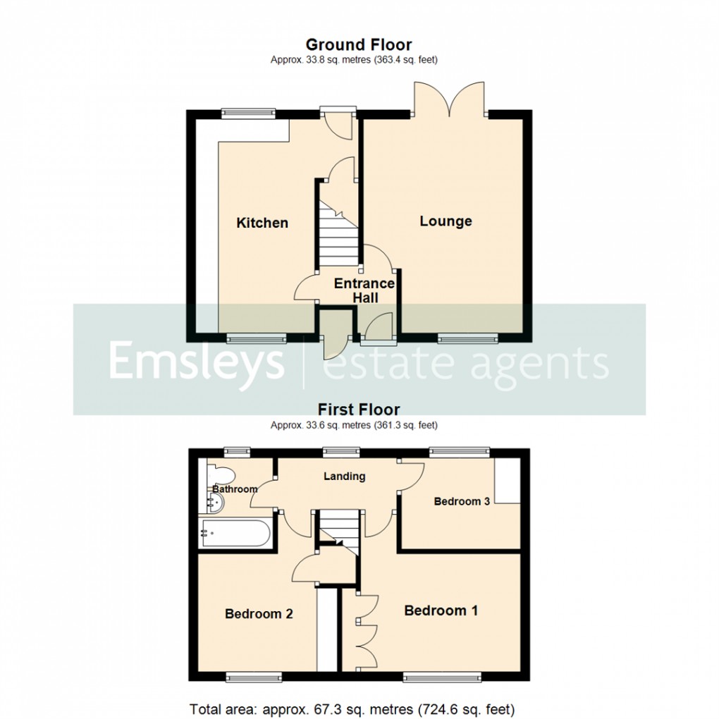 Floorplan for High Bank Approach, Leeds