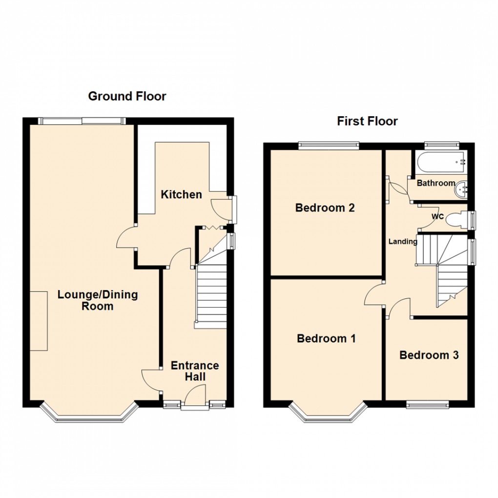 Floorplan for Baronsway, Leeds