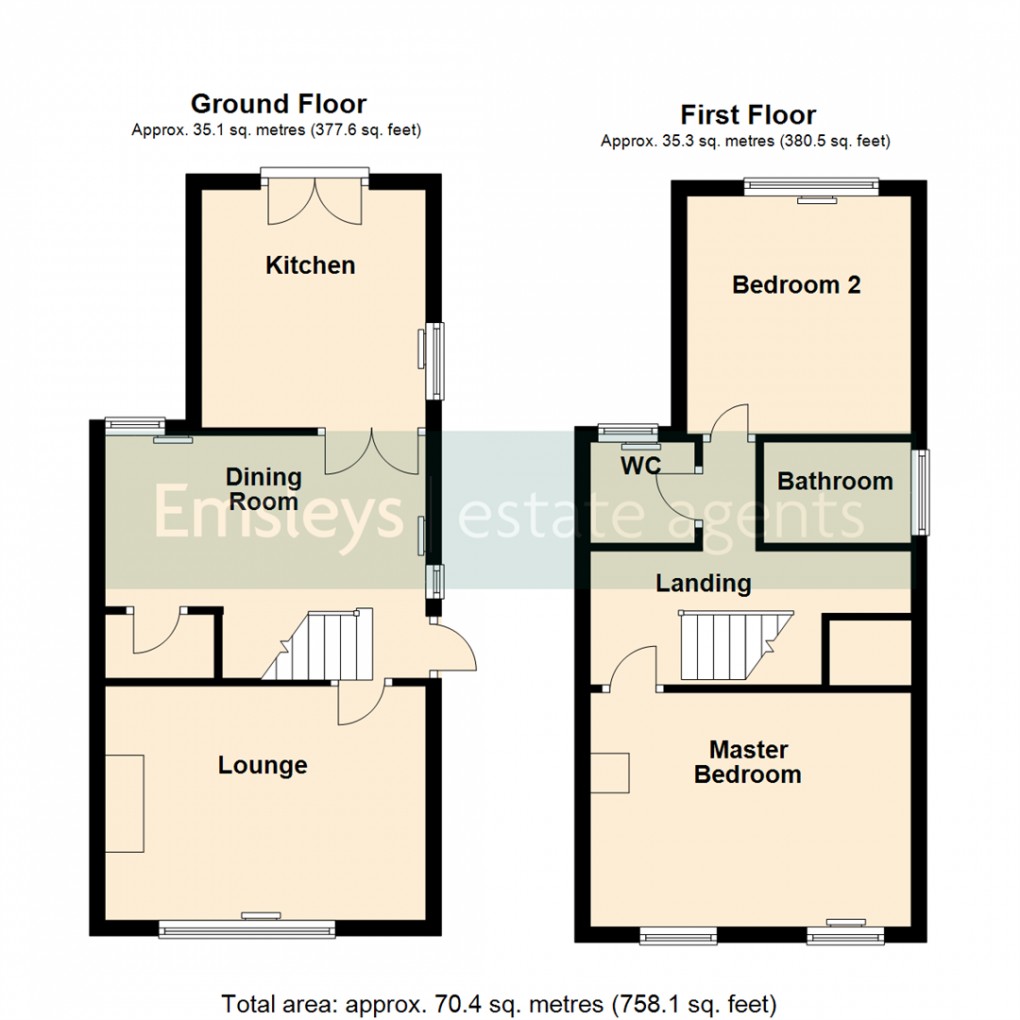 Floorplan for Alandale Drive, Garforth. Leeds