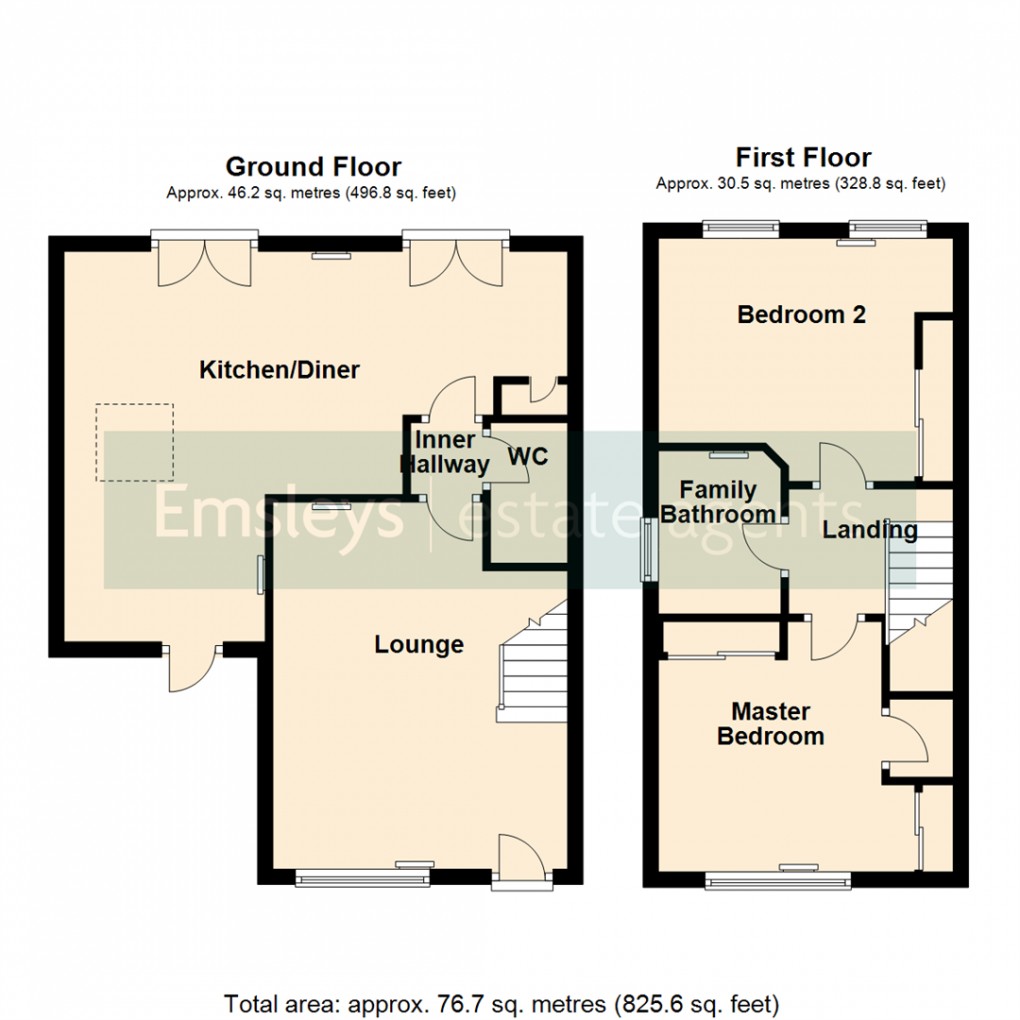 Floorplan for Church Lane, Swillington Leeds