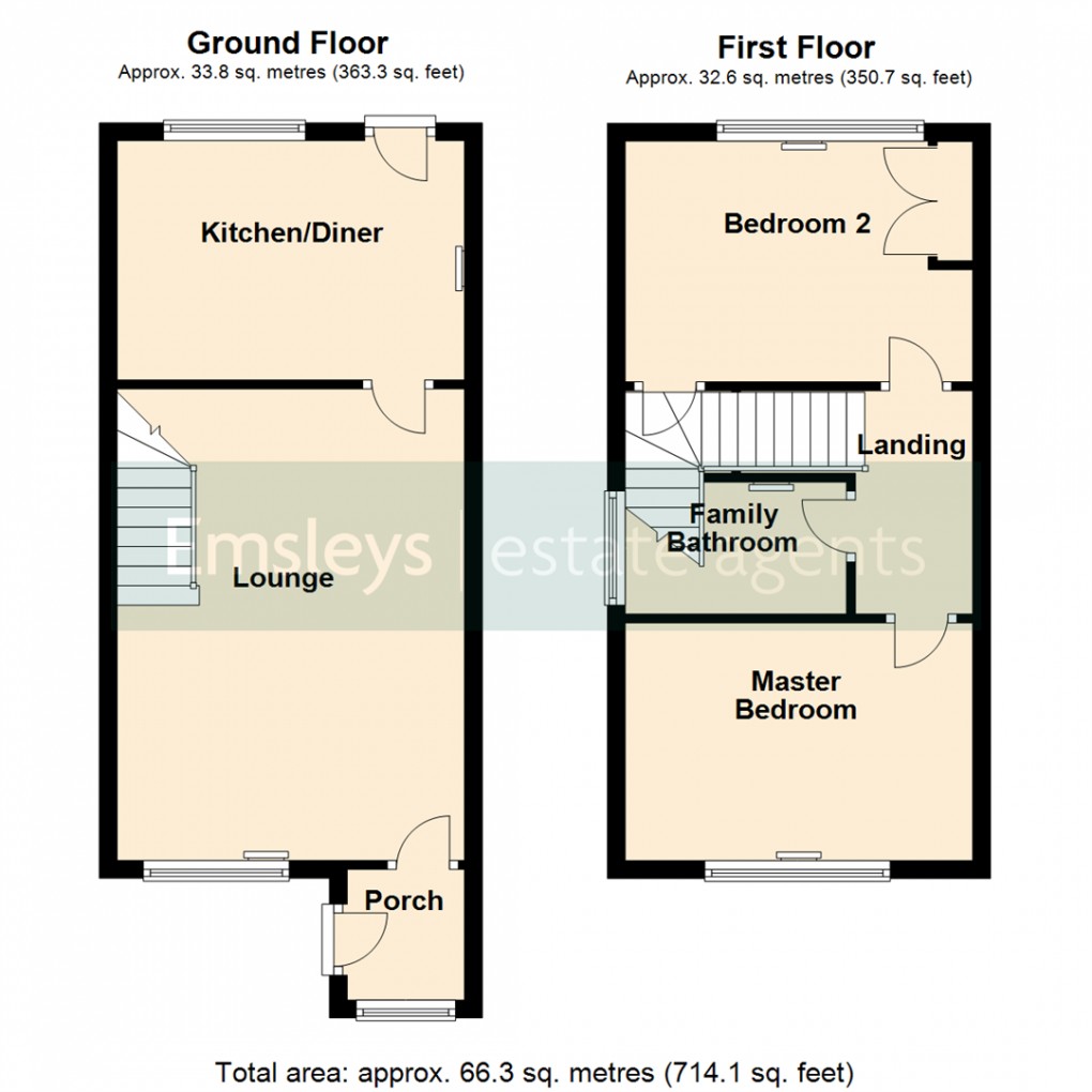 Floorplan for Invargarry Close, Garforth, Leeds