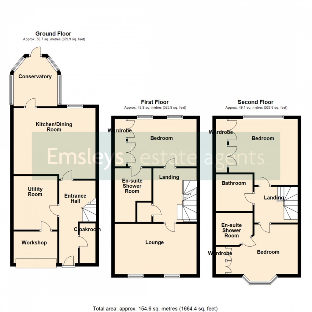 Floorplan for Castle Lodge Garth, Rothwell, Leeds