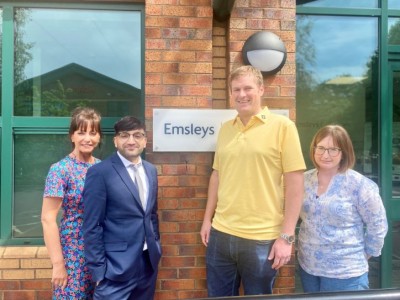 Emsleys announces Charity Partner of the Year as local children's charity, Zarach